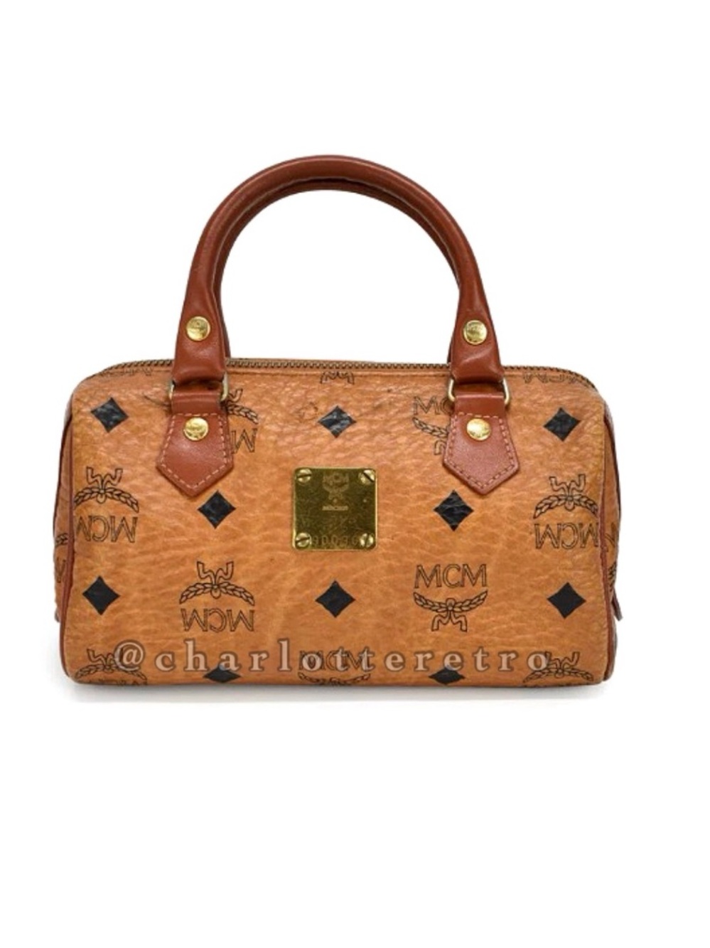 MCM Nano 2-way Crossbody w Top Handle